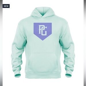 NWT Perfect Game “dish” hoodie small color seafoam